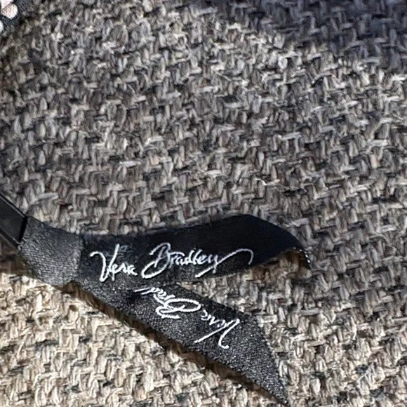 Vera Bradley Elegant Floral Black and Yellow Shoulder Bag - Picture 7 of 7